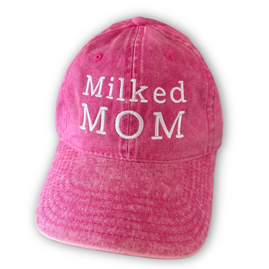 The Milked Mom Vintage Cap – Spring Pink Edition